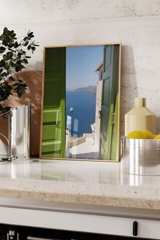 Tablou decorativ, 109657, Lemn masiv, Sticla PVC, Multicolor