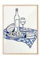 Tablou decorativ, 109659, Lemn masiv, Sticla PVC, Multicolor