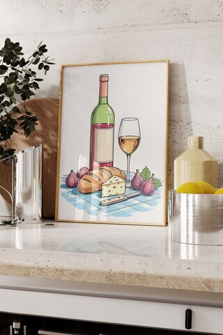 Tablou decorativ, 109660, Lemn masiv, Sticla PVC, Multicolor