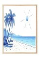 Tablou decorativ, 109687, Lemn masiv, Sticla PVC, Multicolor