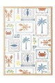 Tablou decorativ, 109696, Lemn masiv, Sticla PVC, Multicolor