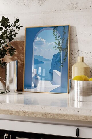 Tablou decorativ, 109708, Lemn masiv, Sticla PVC, Multicolor