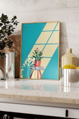 Tablou decorativ, 109722, Lemn masiv, Sticla PVC, Multicolor
