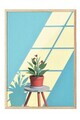 Tablou decorativ, 109722, Lemn masiv, Sticla PVC, Multicolor