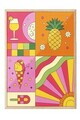 Tablou decorativ, 109754, Lemn masiv, Sticla PVC, Multicolor