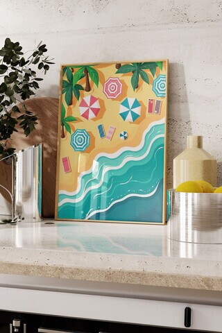 Tablou decorativ, 109759, Lemn masiv, Sticla PVC, Multicolor