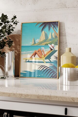 Tablou decorativ, 109761, Lemn masiv, Sticla PVC, Multicolor