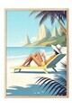 Tablou decorativ, 109761, Lemn masiv, Sticla PVC, Multicolor