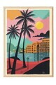 Tablou decorativ, 109768, Lemn masiv, Sticla PVC, Multicolor
