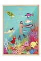 Tablou decorativ, 109770, Lemn masiv, Sticla PVC, Multicolor