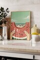 Tablou decorativ, 109773, Lemn masiv, Sticla PVC, Multicolor