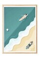 Tablou decorativ, 109779, Lemn masiv, Sticla PVC, Multicolor