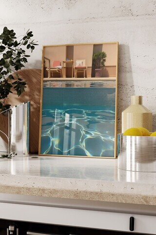 Tablou decorativ, 109780, Lemn masiv, Sticla PVC, Multicolor