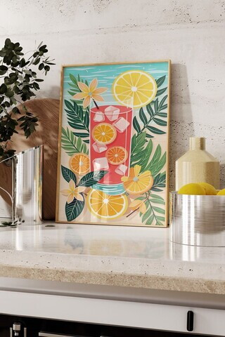 Tablou decorativ, 109784, Lemn masiv, Sticla PVC, Multicolor