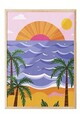 Tablou decorativ, 109788, Lemn masiv, Sticla PVC, Multicolor
