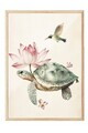 Tablou decorativ, 109795, Lemn masiv, Sticla PVC, Multicolor