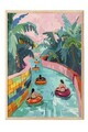Tablou decorativ, 109801, Lemn masiv, Sticla PVC, Multicolor