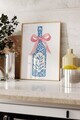 Tablou decorativ, 109817, Lemn masiv, Sticla PVC, Multicolor