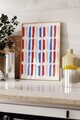 Tablou decorativ, 109820, Lemn masiv, Sticla PVC, Multicolor