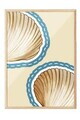 Tablou decorativ, 109825, Lemn masiv, Sticla PVC, Multicolor