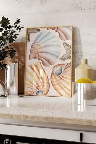 Tablou decorativ, 109858, Lemn masiv, Sticla PVC, Multicolor