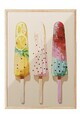 Tablou decorativ, 109860, Lemn masiv, Sticla PVC, Multicolor