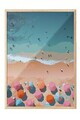 Tablou decorativ, 109865, Lemn masiv, Sticla PVC, Multicolor