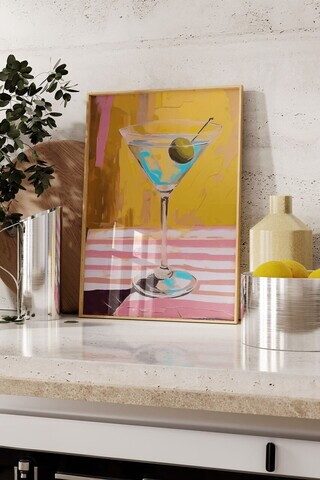Tablou decorativ, 109867, Lemn masiv, Sticla PVC, Multicolor