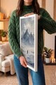 Tablou decorativ, 114991, Lemn masiv, Sticla PVC, Multicolor