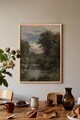 Tablou decorativ, 115023, Lemn masiv, Sticla PVC, Multicolor
