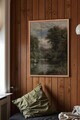 Tablou decorativ, 115023, Lemn masiv, Sticla PVC, Multicolor