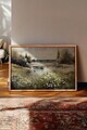 Tablou decorativ, 115077, Lemn masiv, Sticla PVC, Multicolor