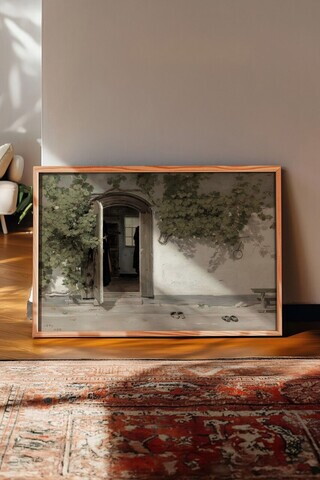 Tablou decorativ, 115144, Lemn masiv, Sticla PVC, Multicolor