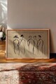 Tablou decorativ, 115176, Lemn masiv, Sticla PVC, Multicolor