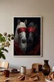 Tablou decorativ, 115189, Lemn masiv, Sticla PVC, Multicolor