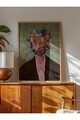 Tablou decorativ, 115194, Lemn masiv, Sticla PVC, Multicolor