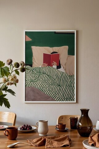 Tablou decorativ, 115195, Lemn masiv, Sticla PVC, Multicolor