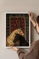 Tablou decorativ, 115197, Lemn masiv, Sticla PVC, Multicolor