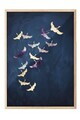 Tablou decorativ, 115200, Lemn masiv, Sticla PVC, Multicolor