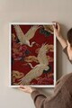 Tablou decorativ, 115248, Lemn masiv, Sticla PVC, Multicolor