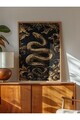 Tablou decorativ, 115249, Lemn masiv, Sticla PVC, Multicolor