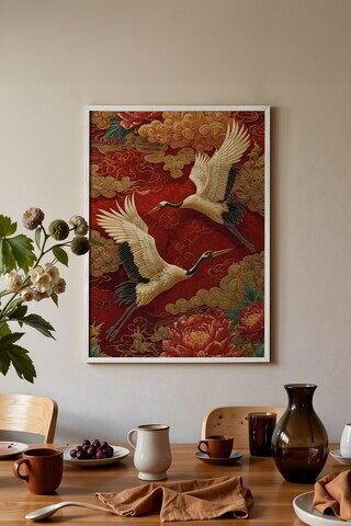 Tablou decorativ, 115252, Lemn masiv, Sticla PVC, Multicolor