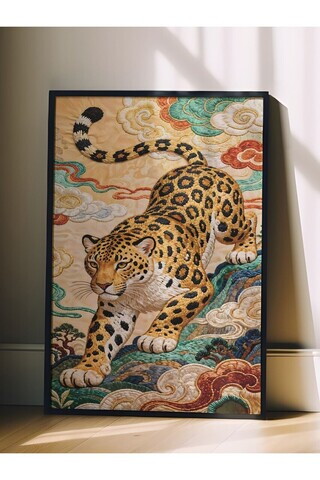 Tablou decorativ, 115253, Lemn masiv, Sticla PVC, Multicolor