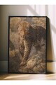 Tablou decorativ, 115254, Lemn masiv, Sticla PVC, Multicolor