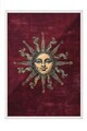 Tablou decorativ, 115256, Lemn masiv, Sticla PVC, Multicolor