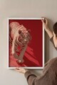 Tablou decorativ, 115262, Lemn masiv, Sticla PVC, Multicolor