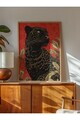 Tablou decorativ, 115265, Lemn masiv, Sticla PVC, Multicolor