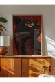Tablou decorativ, 115267, Lemn masiv, Sticla PVC, Multicolor