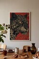 Tablou decorativ, 115268, Lemn masiv, Sticla PVC, Multicolor