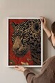 Tablou decorativ, 115273, Lemn masiv, Sticla PVC, Multicolor